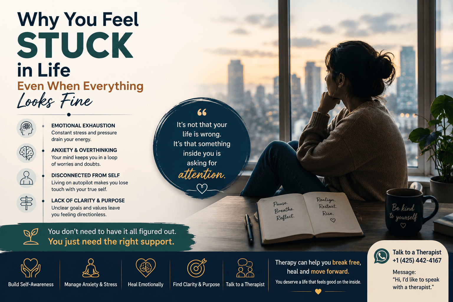 Why You Feel Stuck in Life Even When Everything Looks Fine