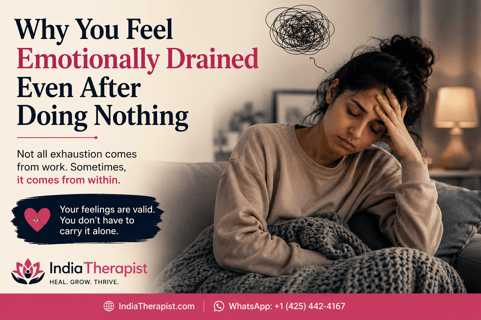 Why You Feel Emotionally Drained Even After Doing Nothing
