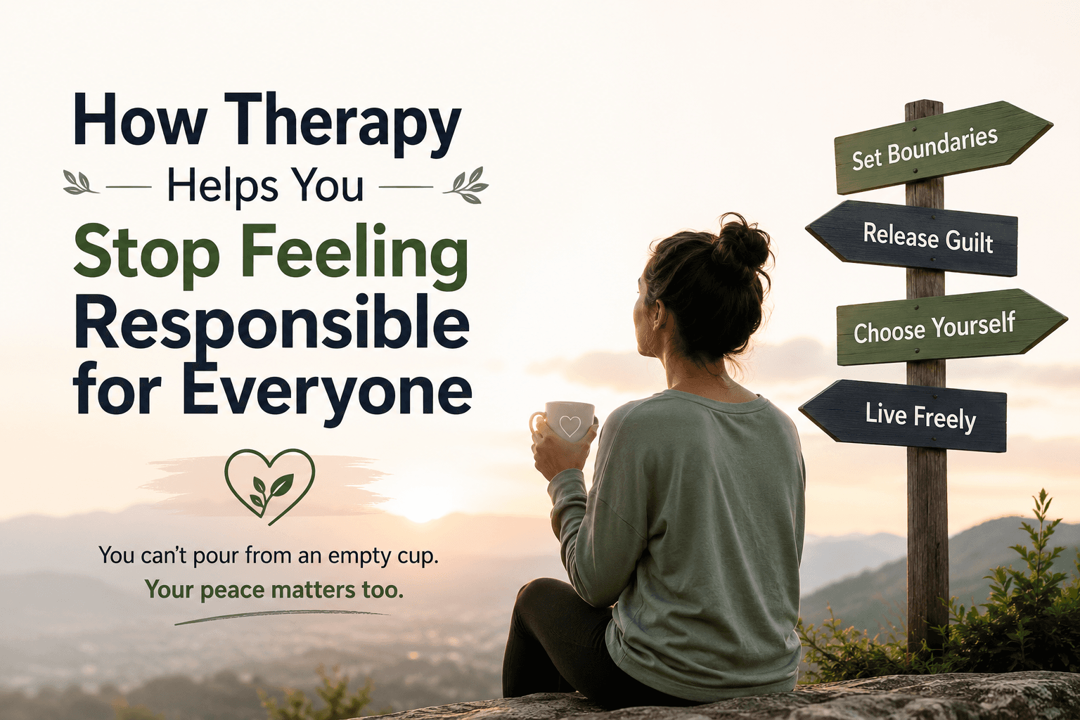 How Therapy Helps You Stop Feeling Responsible for Everyone