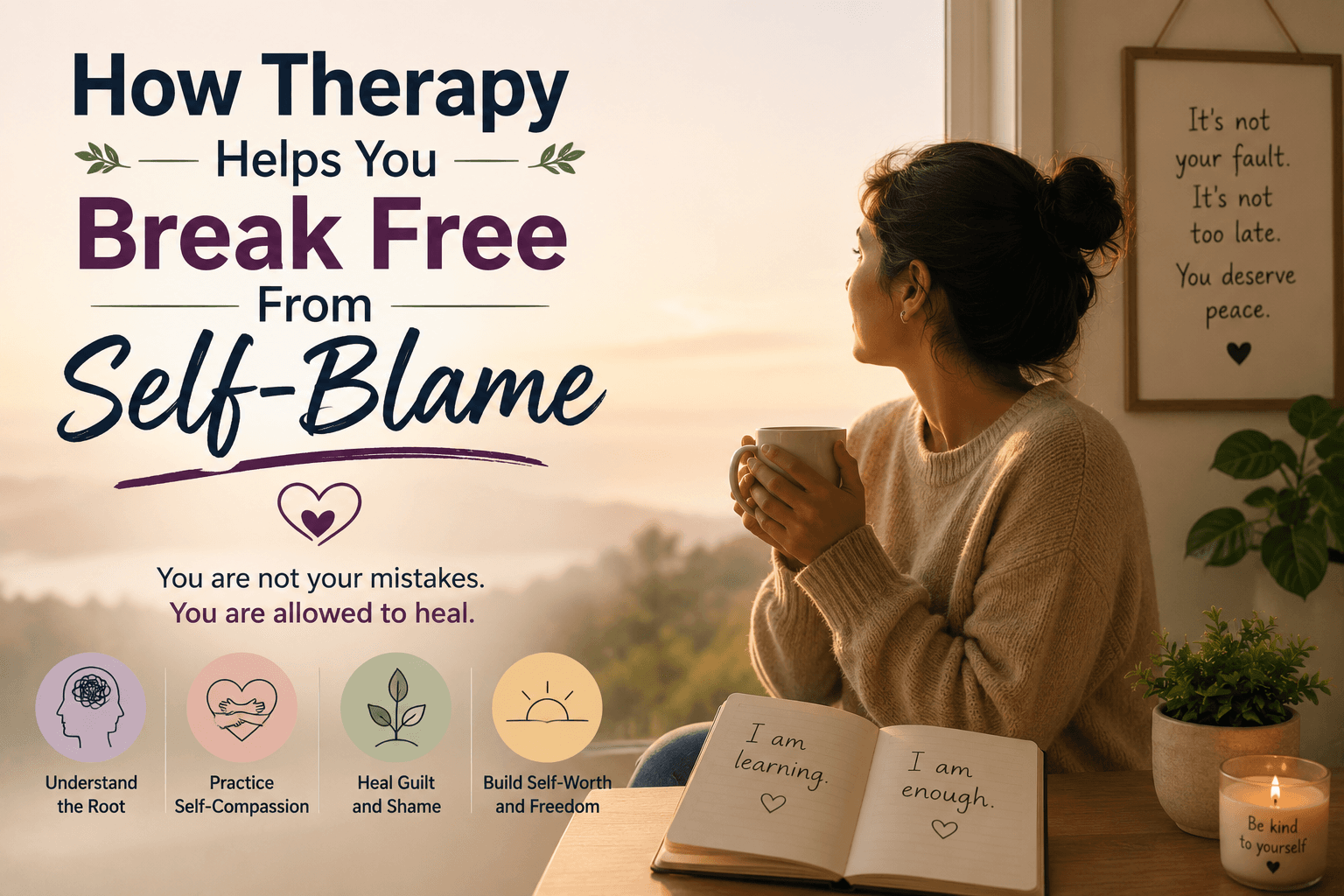 How Therapy Helps You Break Free From Self-Blame