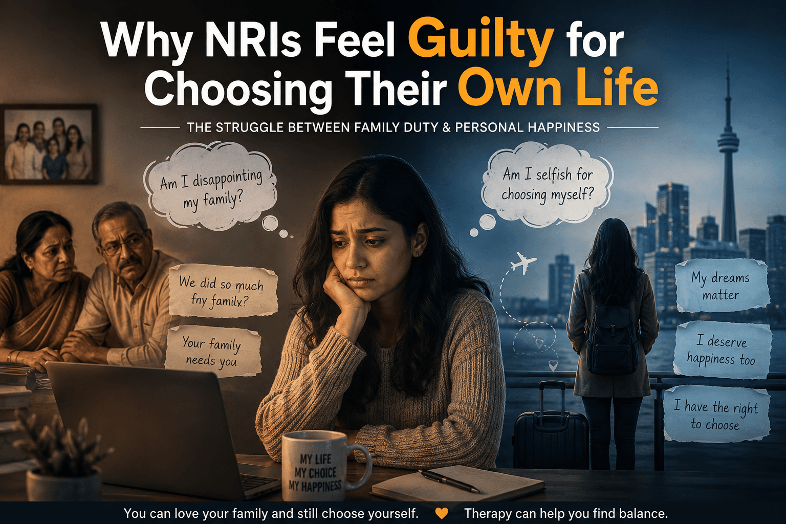 Why NRIs Feel Guilty for Choosing Their Own Life