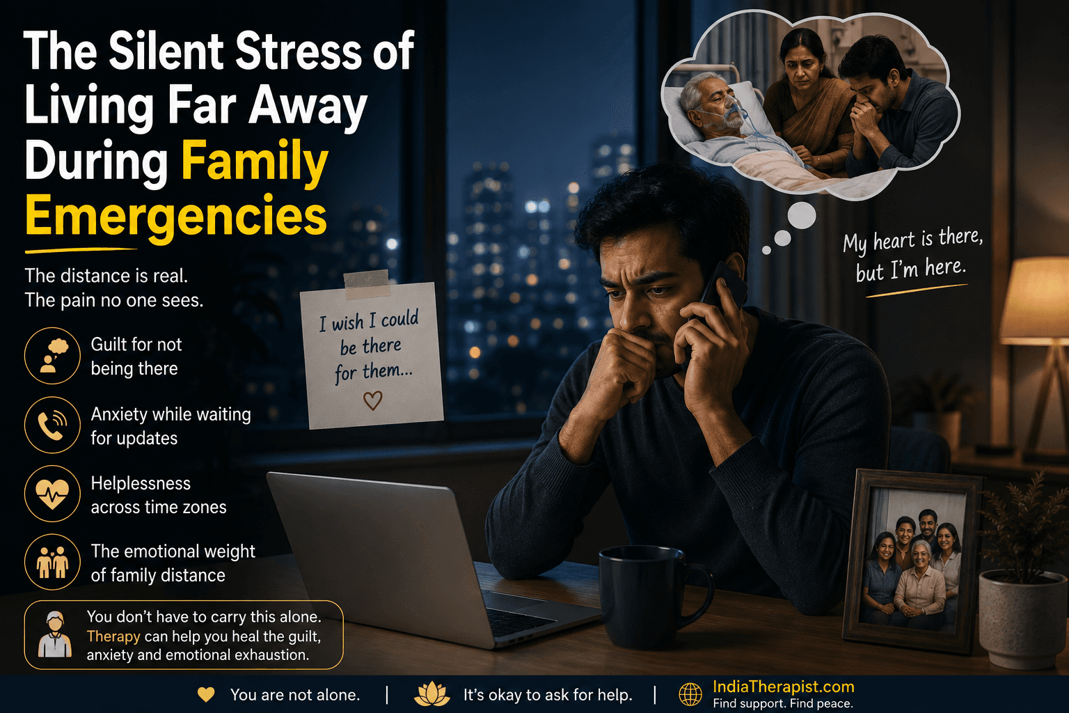 The Silent Stress of Living Far Away During Family Emergencies