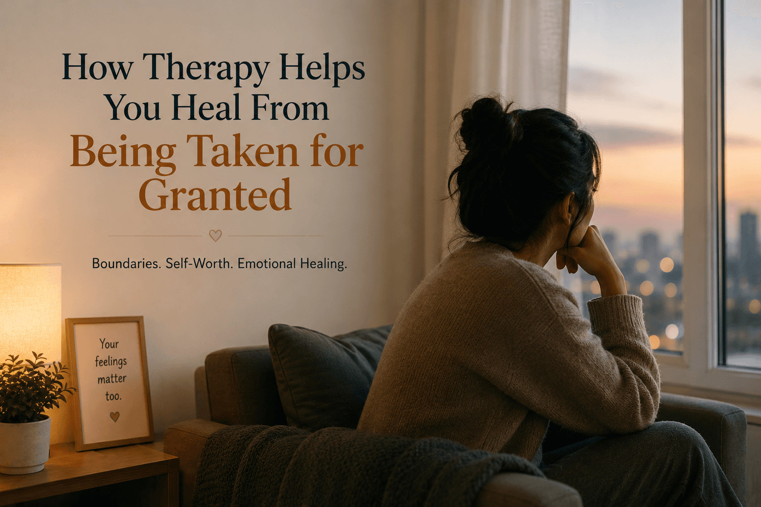 How Therapy Helps You Heal From Being Taken for Granted