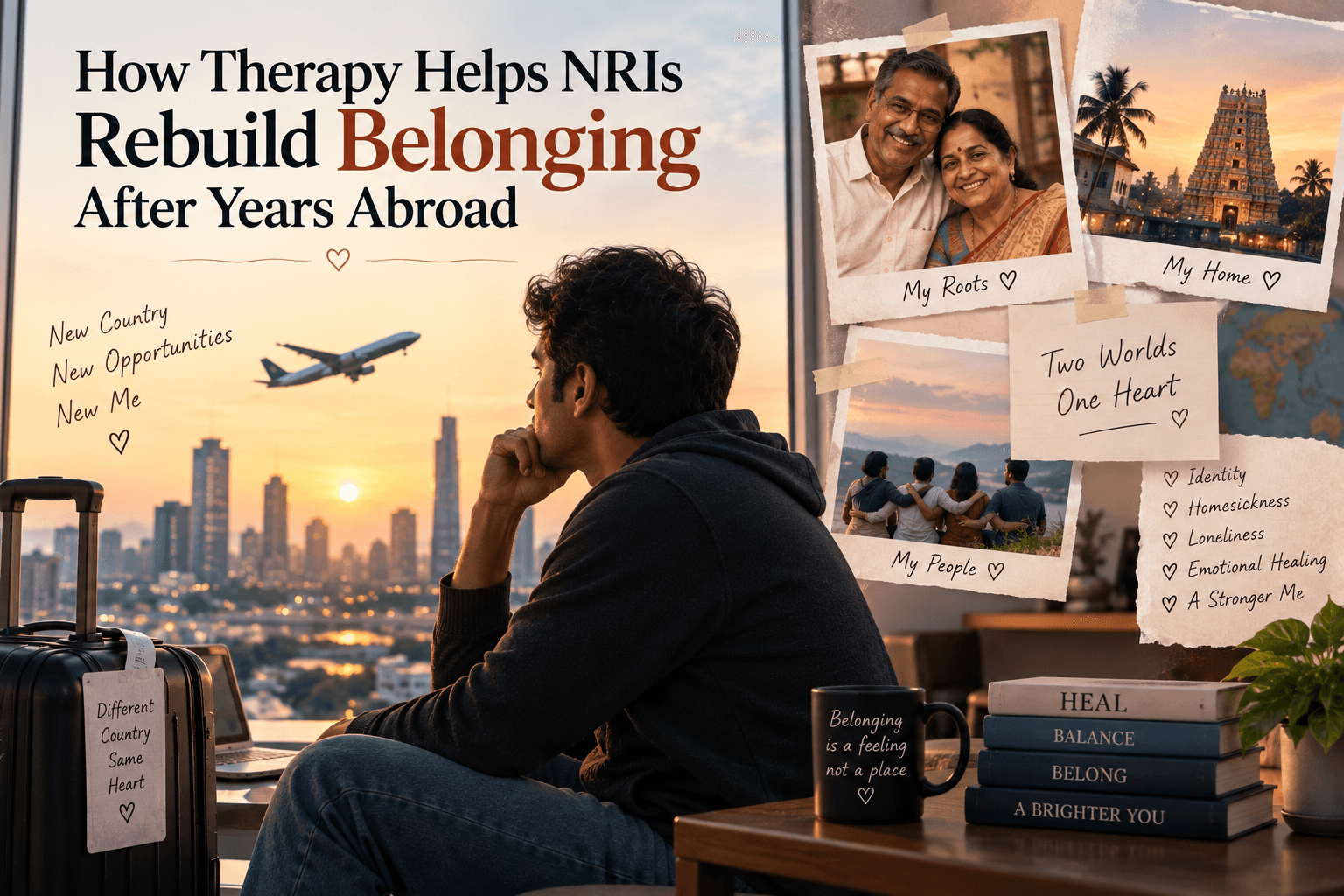 How Therapy Helps NRIs Rebuild Belonging After Years Abroad