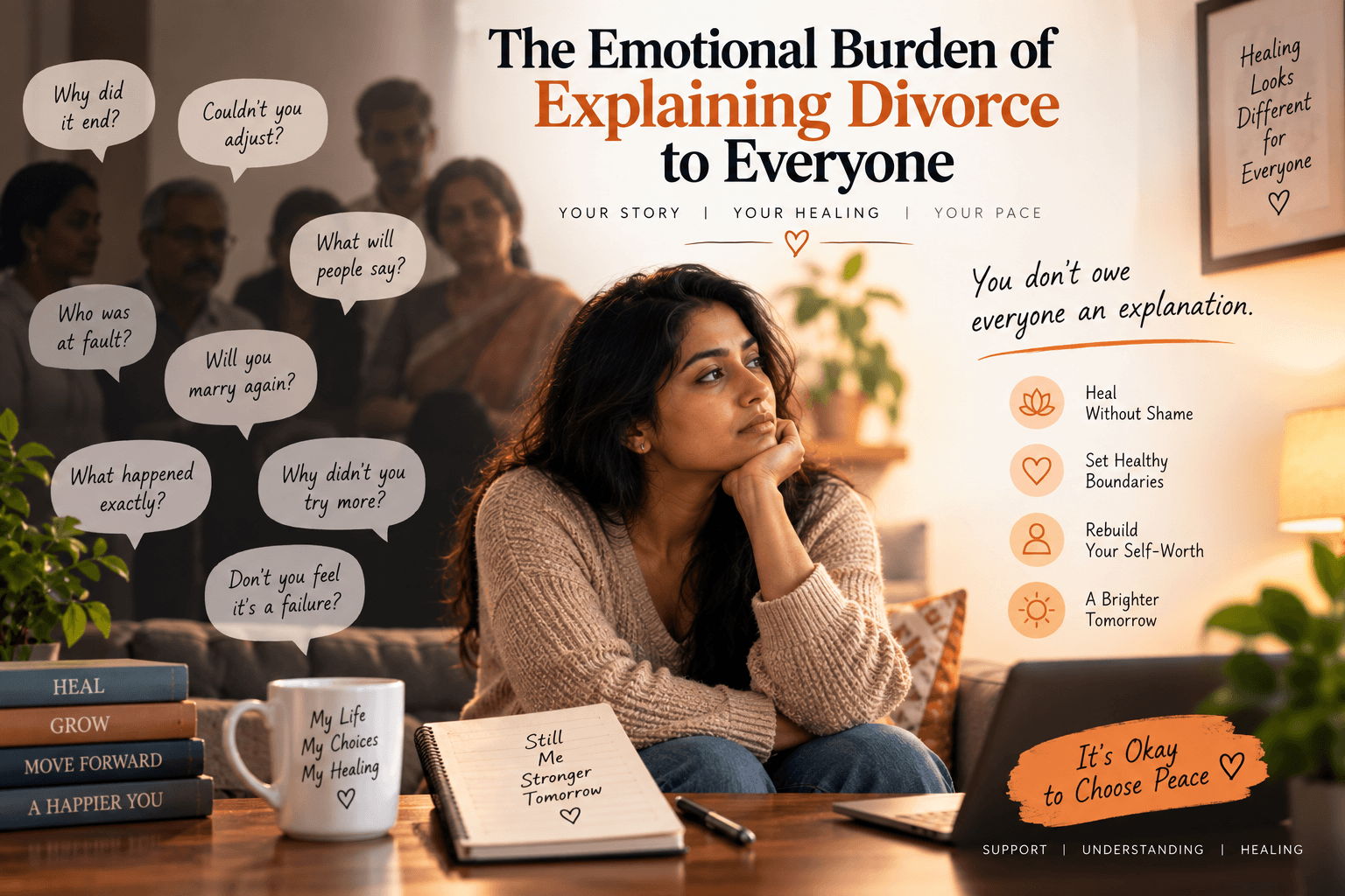 The Emotional Burden of Explaining Divorce to Everyone