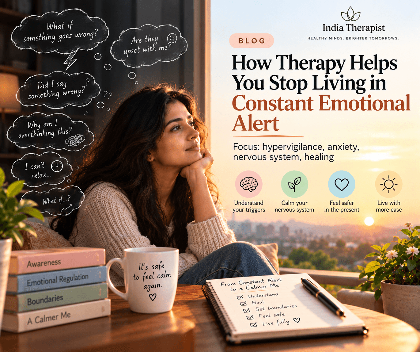 How Therapy Helps You Stop Living in Constant Emotional Alert