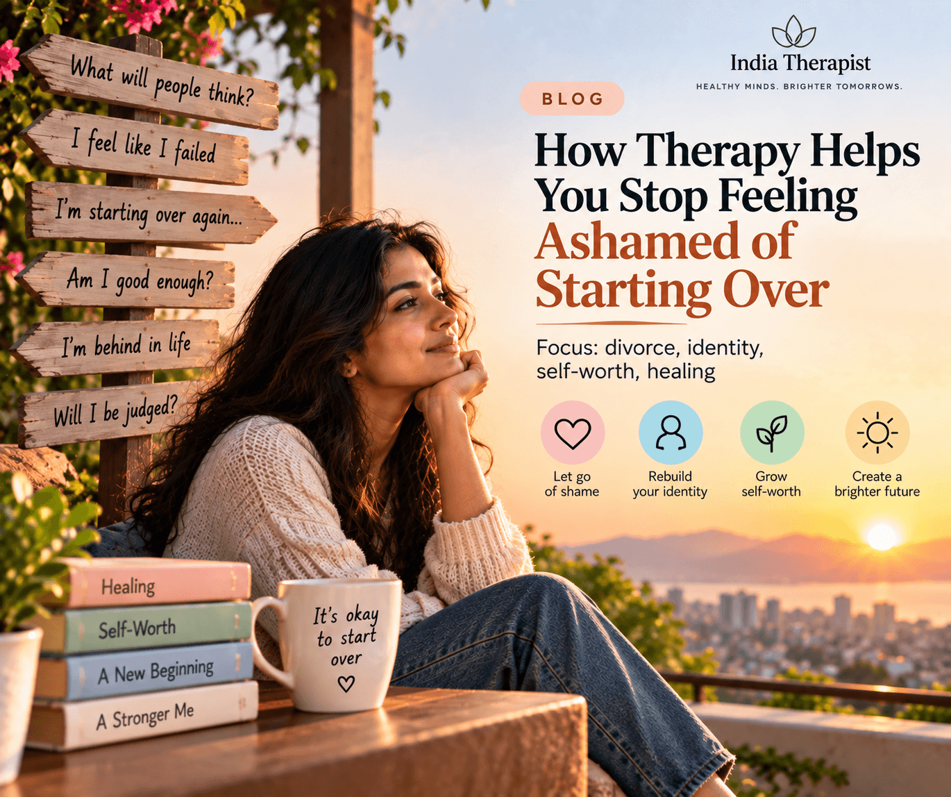 How Therapy Helps You Stop Feeling Ashamed of Starting Over