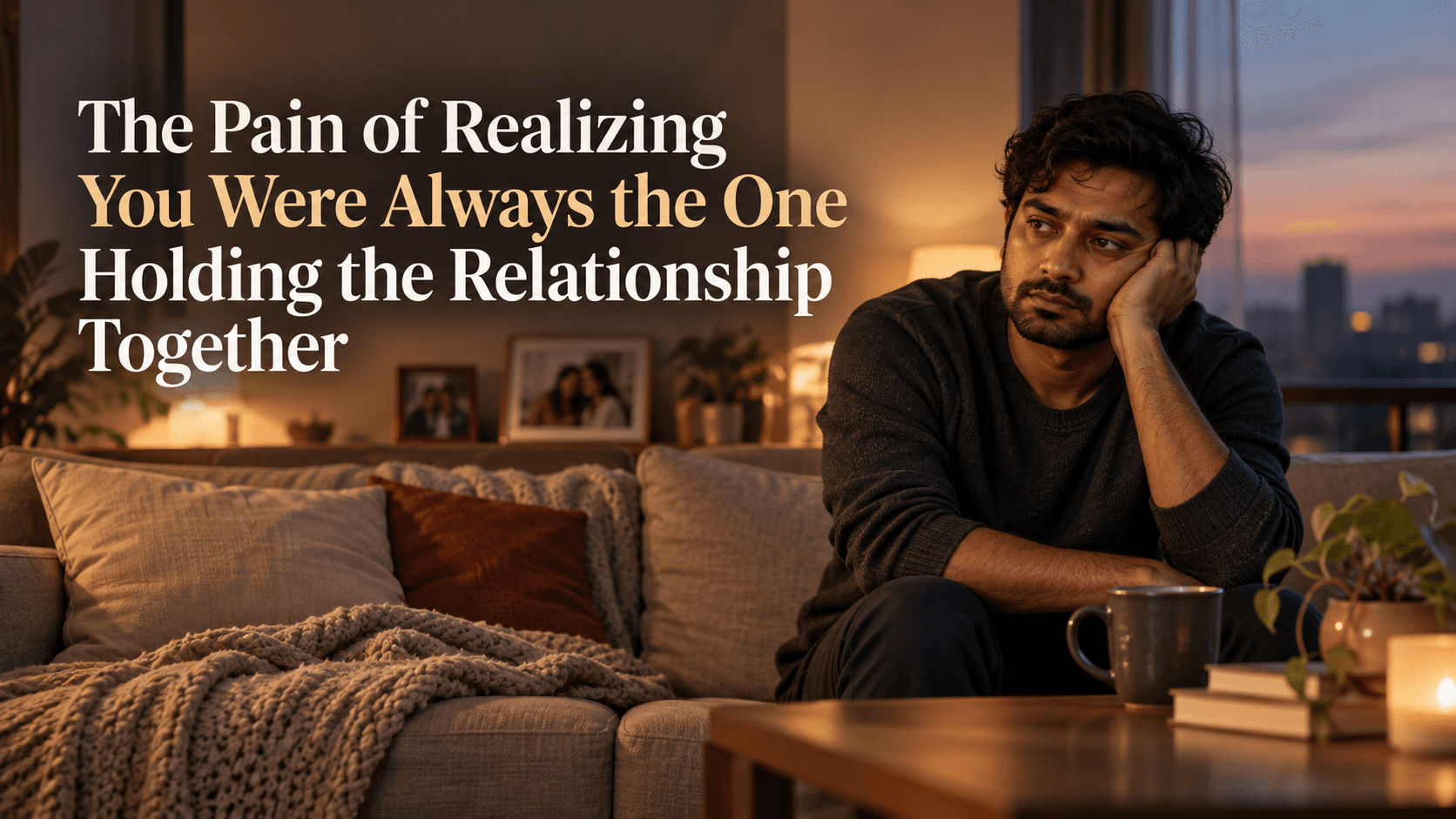 The Pain of Realizing You Were Always the One Holding the Relationship Together