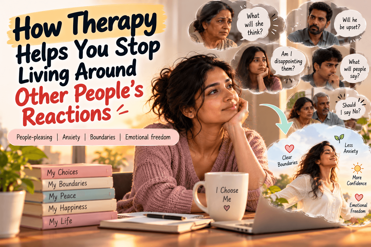 How Therapy Helps You Stop Living Around Other People’s Reactions